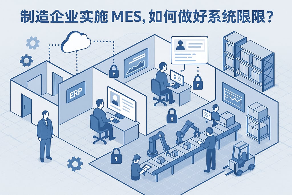 制造企业实施 MES，如何做好系统权限分配？
